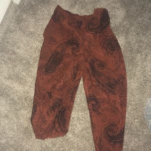 Cute boho paisley pants